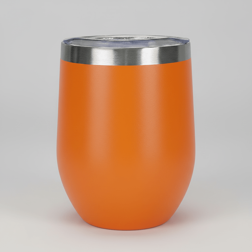 12oz Wine Tumbler - Orange - LoneStar Adhesive