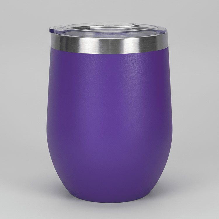 12oz Wine Tumbler - Purple - LoneStar Adhesive