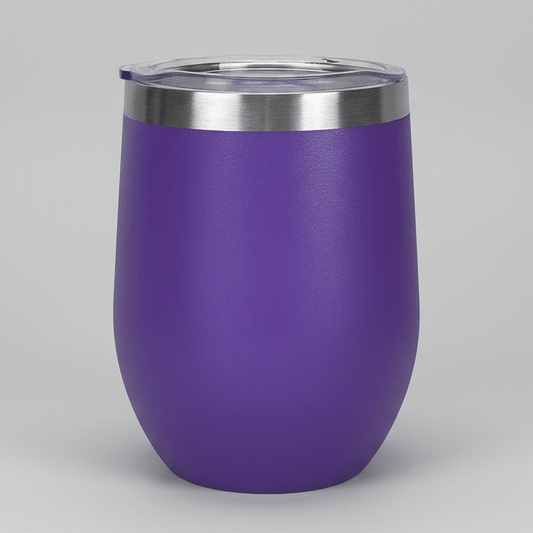 12oz Wine Tumbler - Purple - LoneStar Adhesive