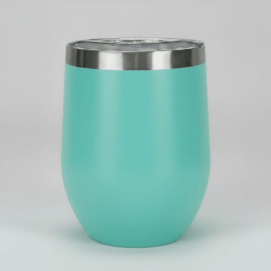 12oz Wine Tumbler - Seafoam - LoneStar Adhesive