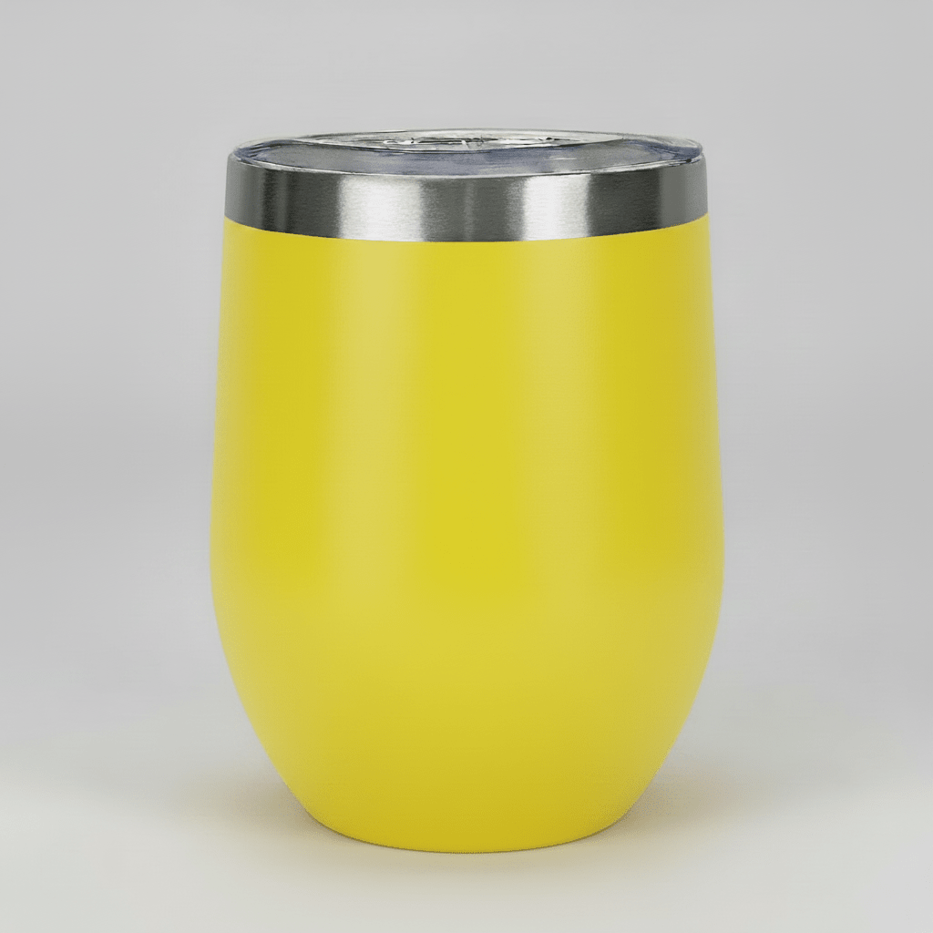 12oz Wine Tumbler - Yellow - LoneStar Adhesive