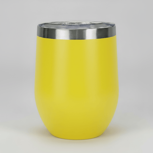 12oz Wine Tumbler - Yellow - LoneStar Adhesive