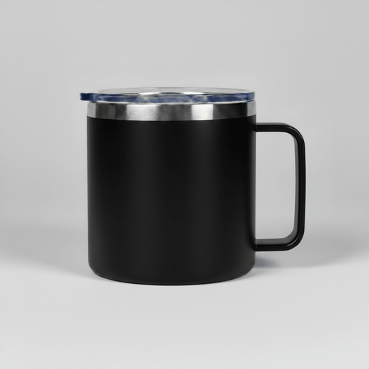 14oz Camping Mug - Black - LoneStar Adhesive