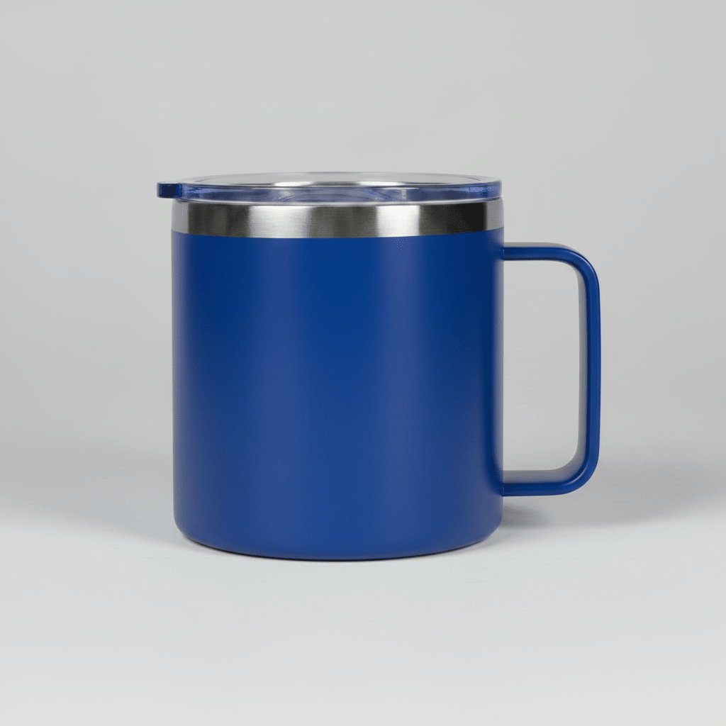 14oz Camping Mug - Blue - LoneStar Adhesive