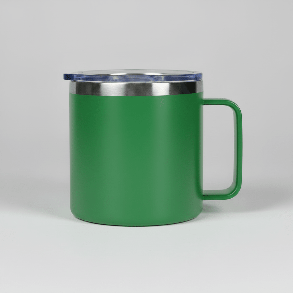 14oz Camping Mug - Kelly Green - LoneStar Adhesive