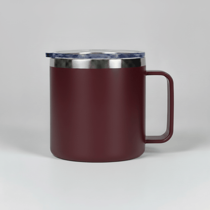 14oz Camping Mug - Maroon - LoneStar Adhesive