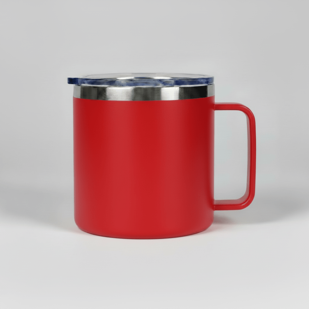 14oz Camping Mug - Red - LoneStar Adhesive