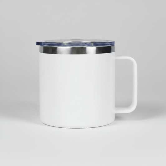 14oz Camping Mug - White - LoneStar Adhesive