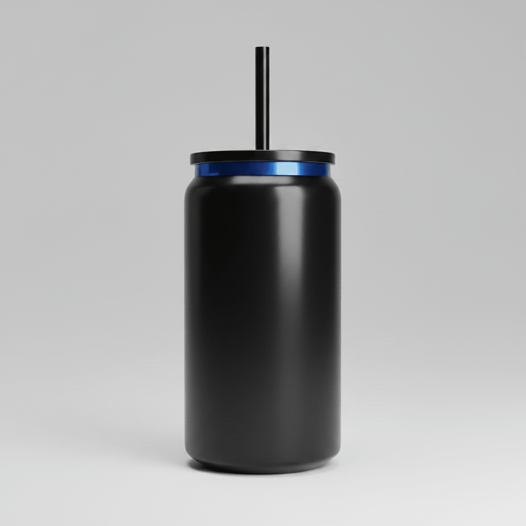 16oz Blue Plated Tumbler - Black - LoneStar Adhesive