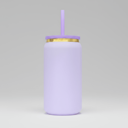 16oz Gold Plated Tumbler - Lavender - LoneStar Adhesive