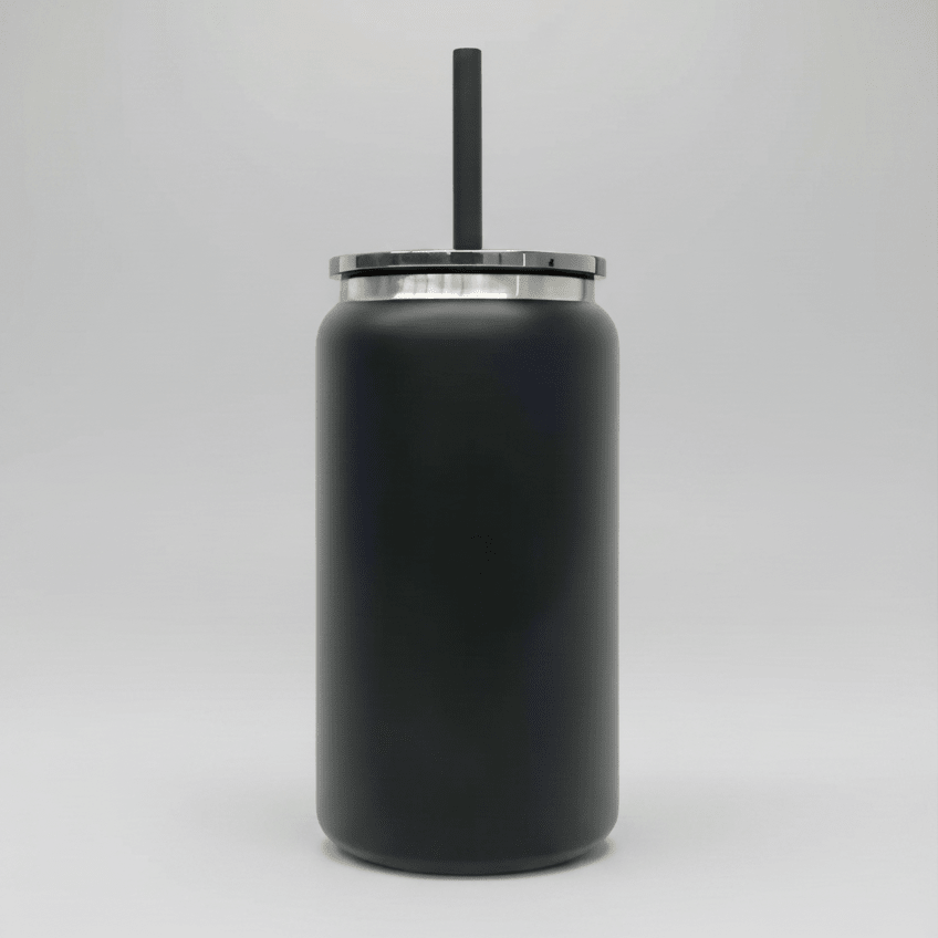 16oz Mirror Black Plated Tumbler - Black - LoneStar Adhesive