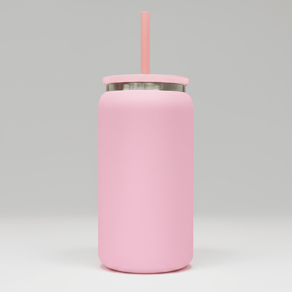 16oz Mirror Black Plated Tumbler - Pink - LoneStar Adhesive