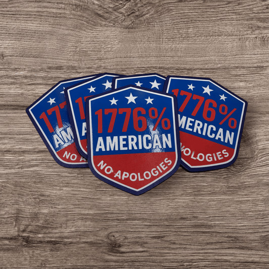 1776% American - UV Printed Patch - LoneStar Adhesive