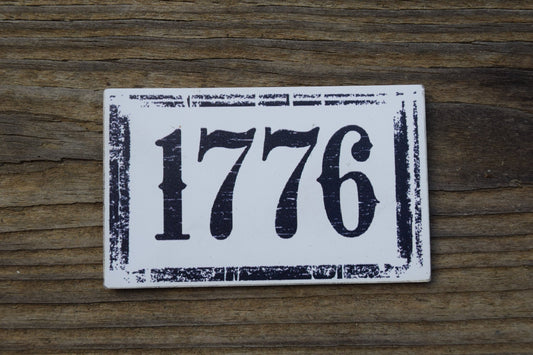 "1776 Stamped" UV Printed Patches - LoneStar Adhesive