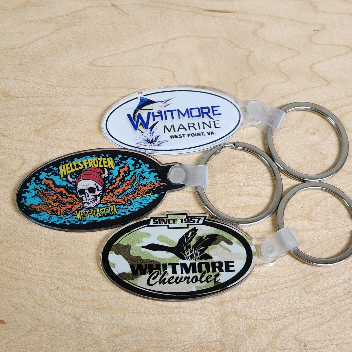 UV Printed 1/8" Acrylic Keychains - Wholesale Bulk Options - Collective