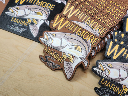 Custom UV Printed Leather or Acrylic Patches - Wholesale Packages - MR01