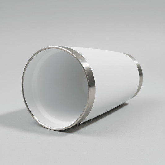 20oz Ceramic Lined Tumbler - White - LoneStar Adhesive