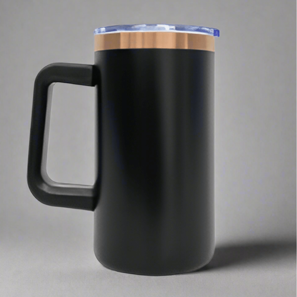 20oz Copper Plated Mug - Black - LoneStar Adhesive