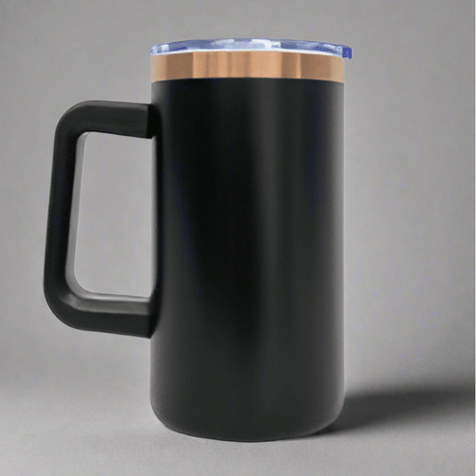 20oz Copper Plated Mug - Black - LoneStar Adhesive