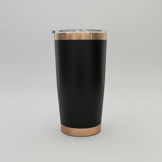 20oz Copper Plated Tumbler - Black - LoneStar Adhesive