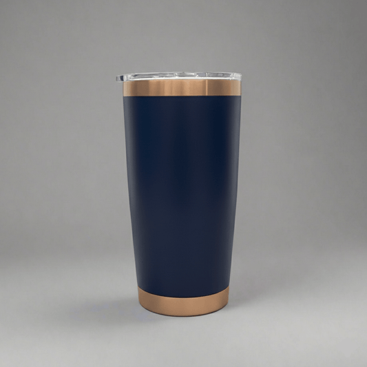 20oz Copper Plated Tumbler - Navy - LoneStar Adhesive