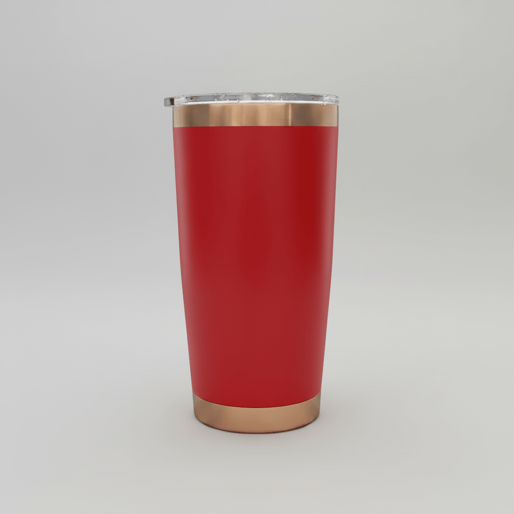 20oz Copper Plated Tumbler - Red - LoneStar Adhesive
