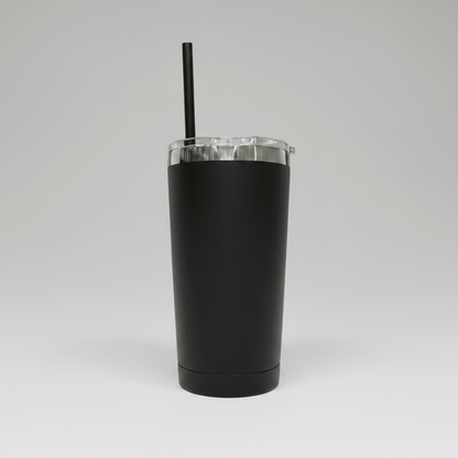 20oz Mirror Black Plated Tumbler - Black - LoneStar Adhesive