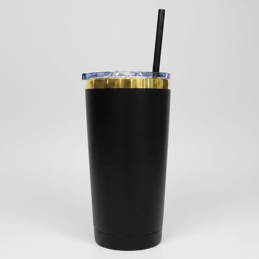 20oz Mirror Gold Plated Tumbler - Black - LoneStar Adhesive