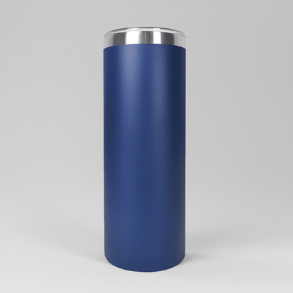 20oz Skinny Tumbler - Navy - LoneStar Adhesive