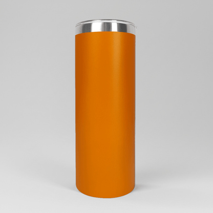 20oz Skinny Tumbler - Orange - LoneStar Adhesive