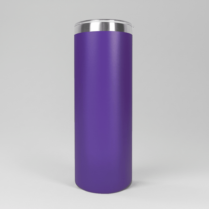 20oz Skinny Tumbler - Purple - LoneStar Adhesive