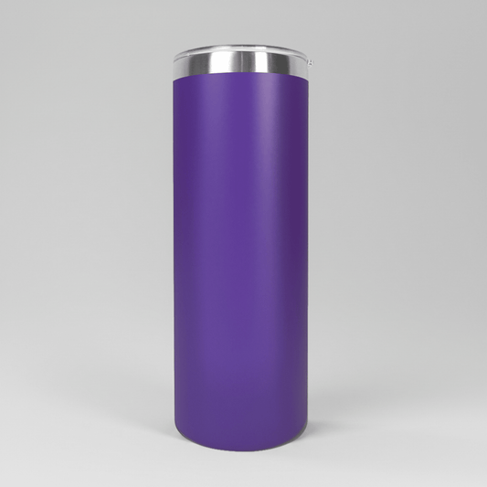 20oz Skinny Tumbler - Purple - LoneStar Adhesive