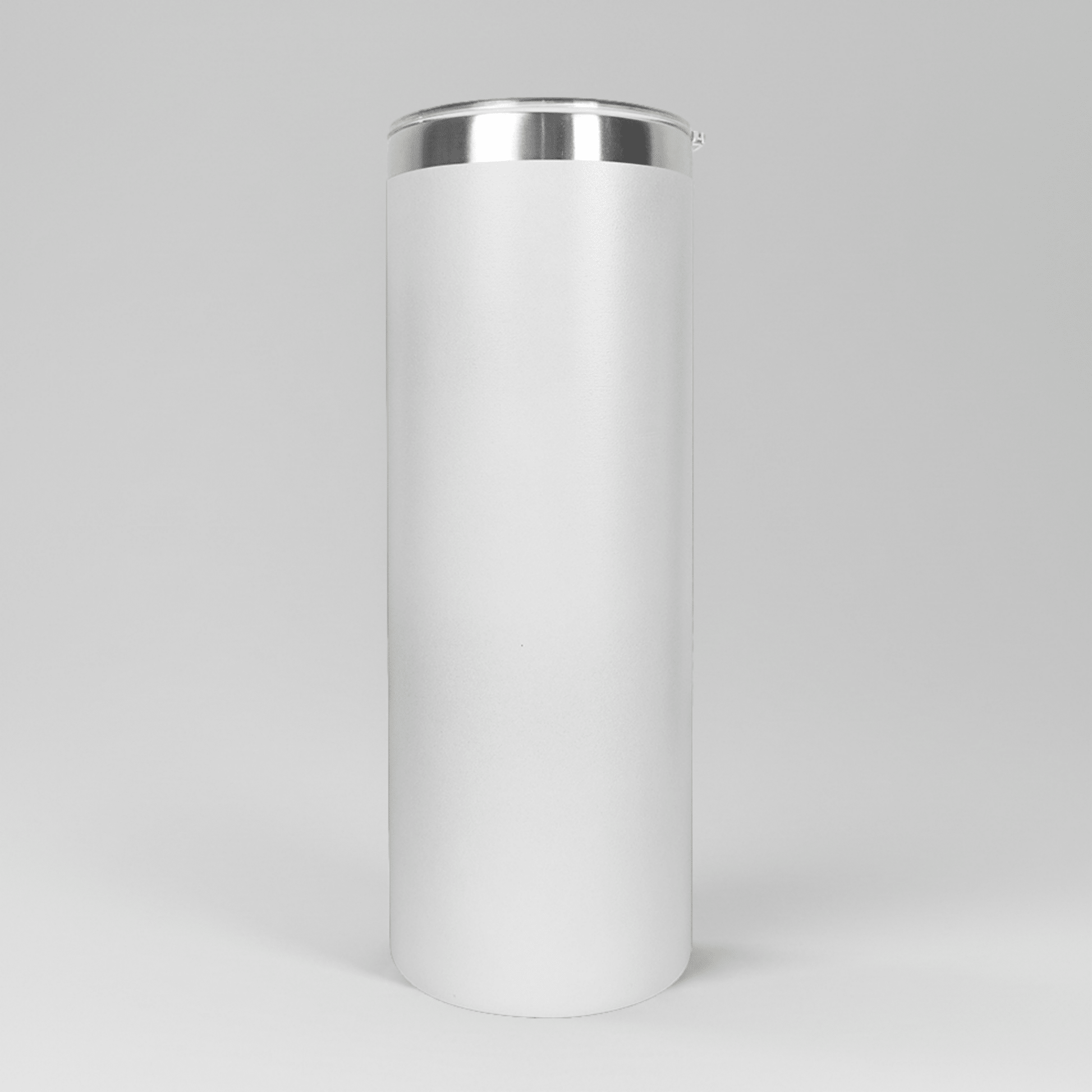20oz Skinny Tumbler - White - LoneStar Adhesive