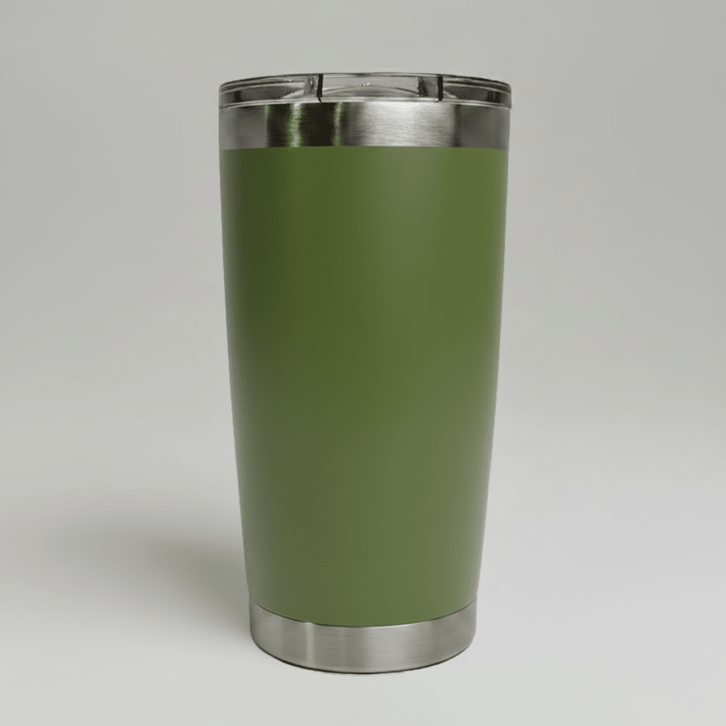 20oz Stainless Tumbler - Army Green - LoneStar Adhesive