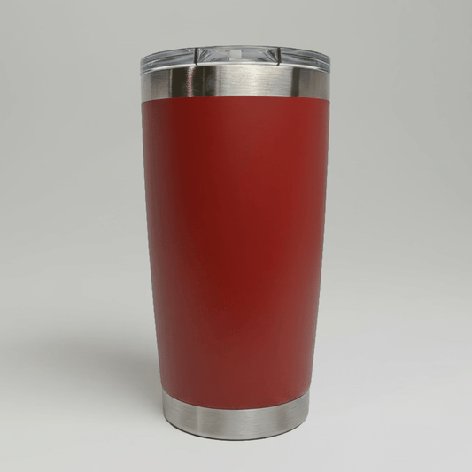 20oz Stainless Tumbler - Dark Red - LoneStar Adhesive