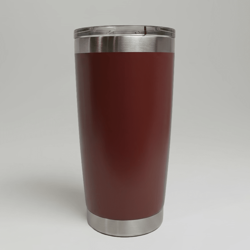 20oz Stainless Tumbler - Maroon - LoneStar Adhesive