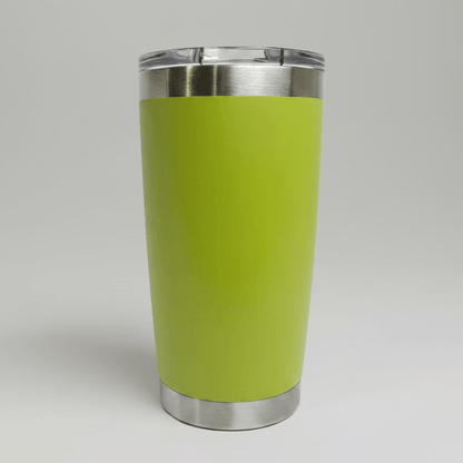 20oz Stainless Tumbler - Neon Green - LoneStar Adhesive