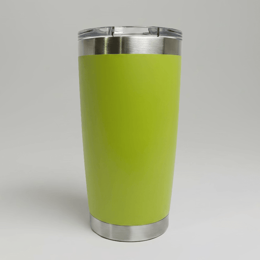 20oz Stainless Tumbler - Neon Green - LoneStar Adhesive