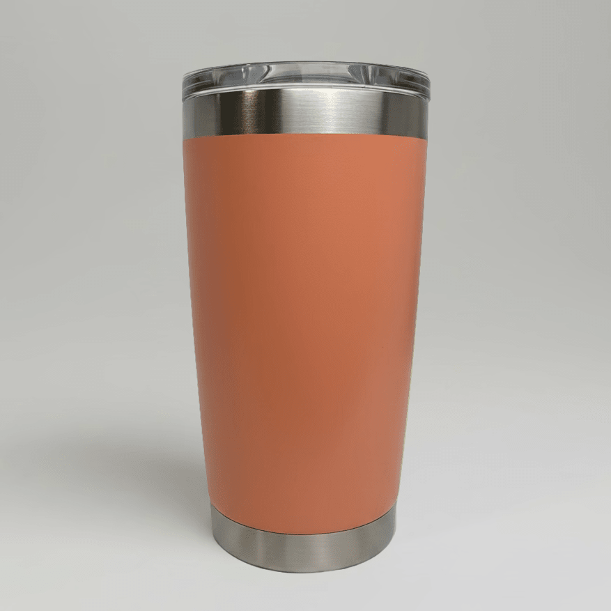 20oz Stainless Tumbler - Peach - LoneStar Adhesive