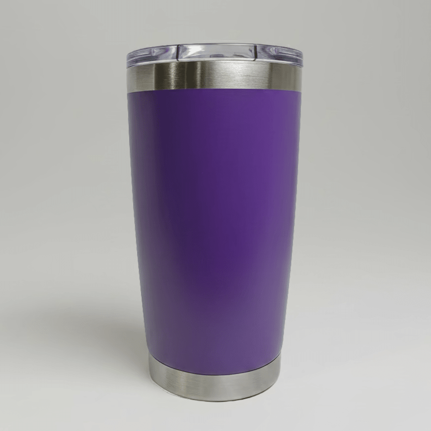 20oz Stainless Tumbler - Purple - LoneStar Adhesive