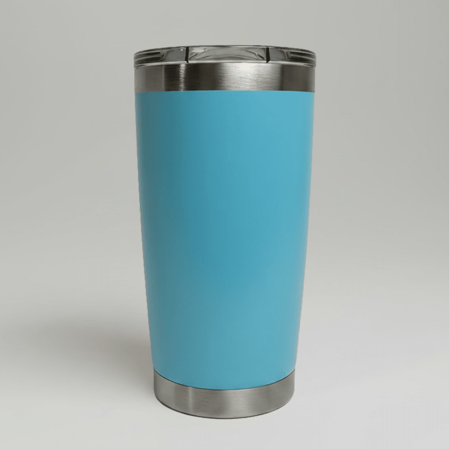 20oz Stainless Tumbler - Sky Blue - LoneStar Adhesive