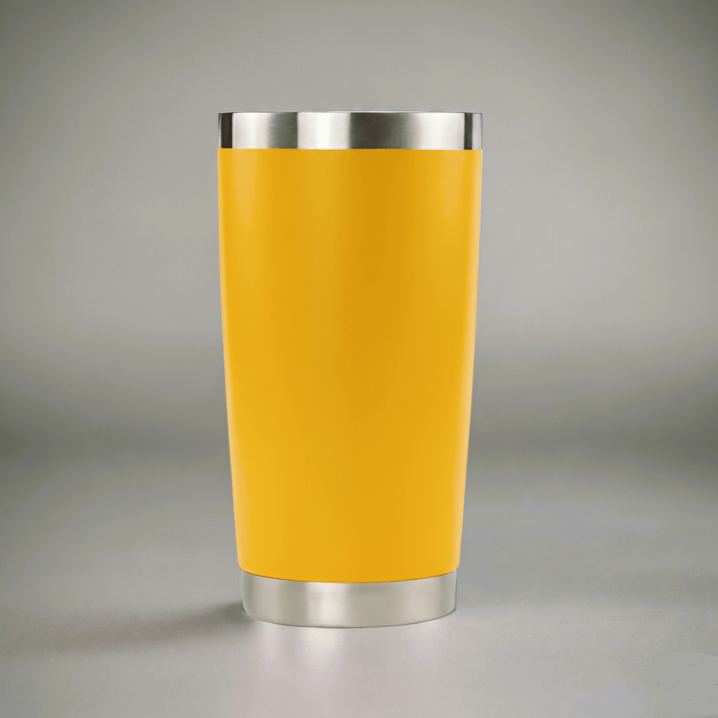 20oz Stainless Tumbler w/ Magnet Sliding Lid - Goldenrod - LoneStar Adhesive