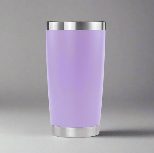 20oz Stainless Tumbler w/ Magnet Sliding Lid - Lavender - LoneStar Adhesive