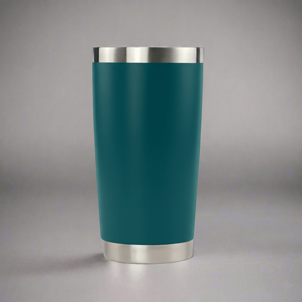 20oz Stainless Tumbler w/ Magnet Sliding Lid - Midnight Green - LoneStar Adhesive