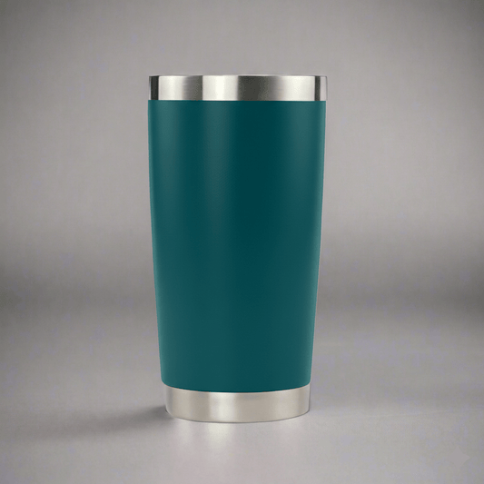20oz Stainless Tumbler w/ Magnet Sliding Lid - Midnight Green - LoneStar Adhesive