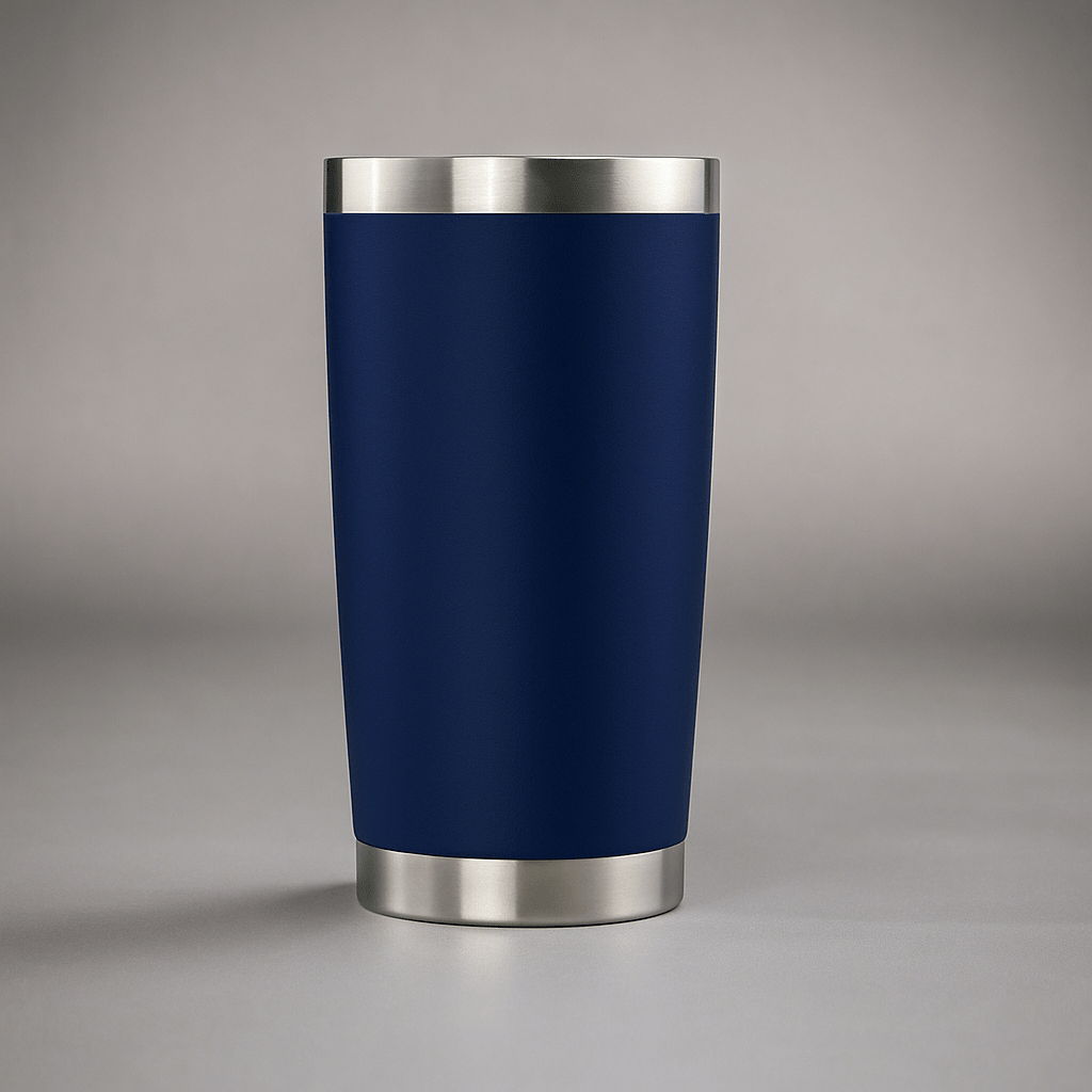 20oz Stainless Tumbler w/ Magnet Sliding Lid - Navy - LoneStar Adhesive