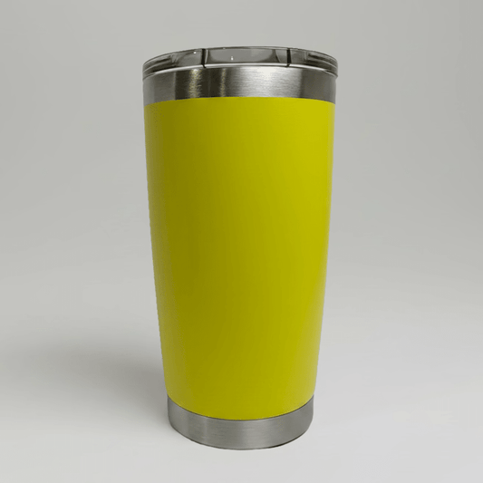 20oz Stainless Tumbler - Yellow - LoneStar Adhesive