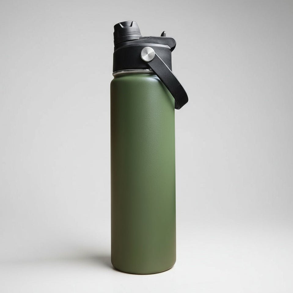 22oz Sports Water Bottle - Army Green - LoneStar Adhesive