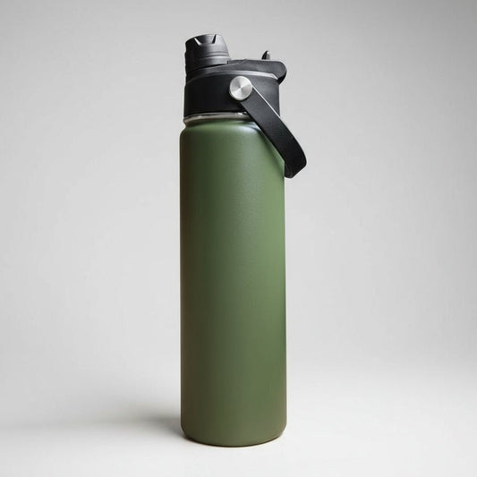 22oz Sports Water Bottle - Army Green - LoneStar Adhesive