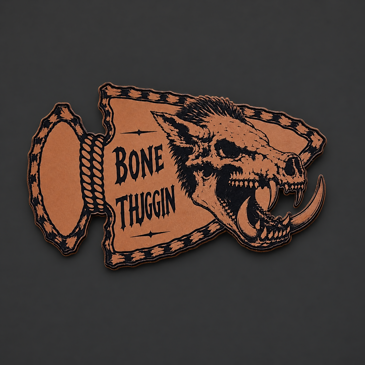 Long Tusk Boar Arrowhead With Wording (Digital File Only) (Read Description)